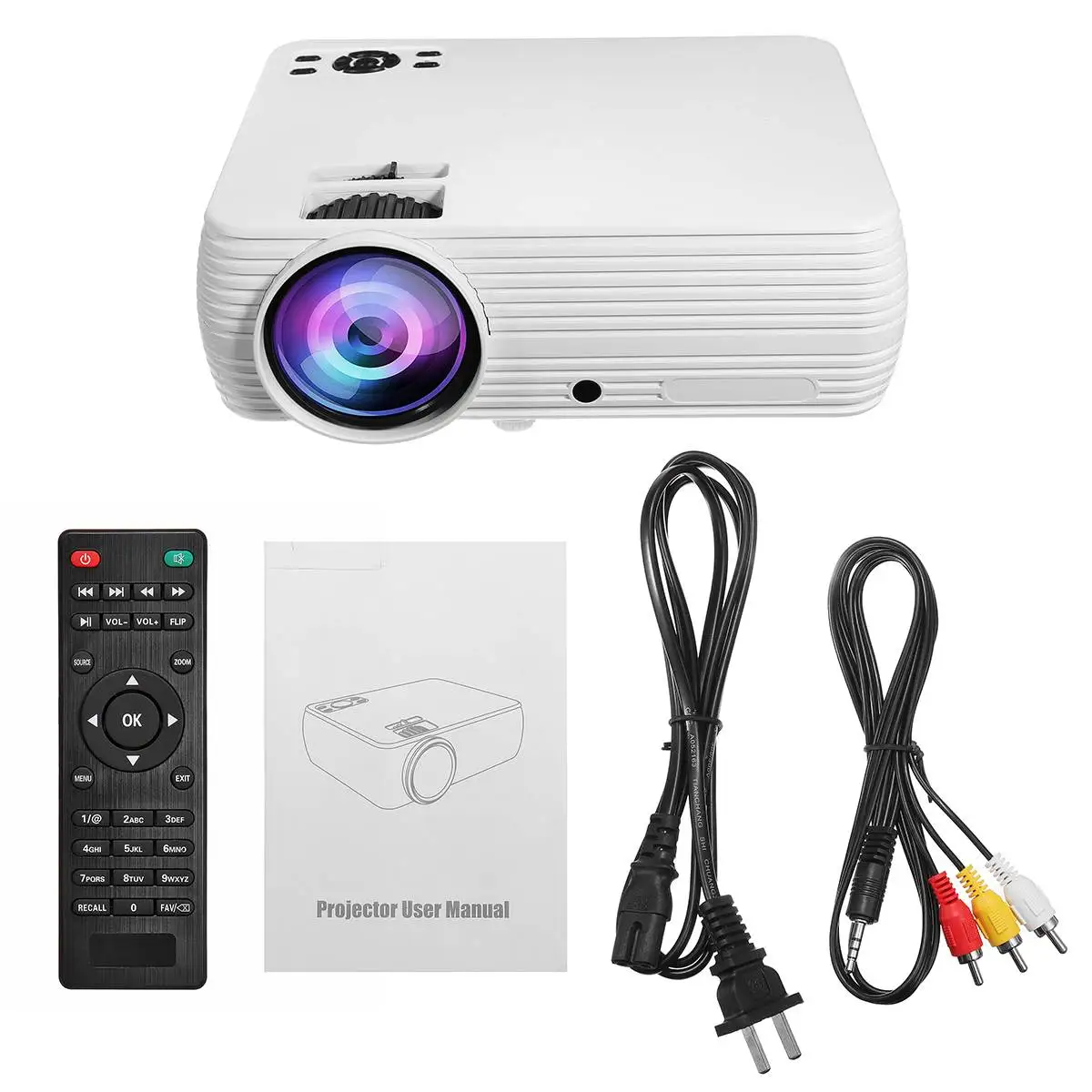 HOT X5 LCD Projector Home Cinema Theater Movie wifi Bluetooth LED Proyector HD Projectors AV Support 1080P 7000 Lumens HOT X5 LCD Projector Home Cinema Theater Movie wifi Bluetooth LED Proyector HD Projectors AV Support 1080P 7000 Lumens