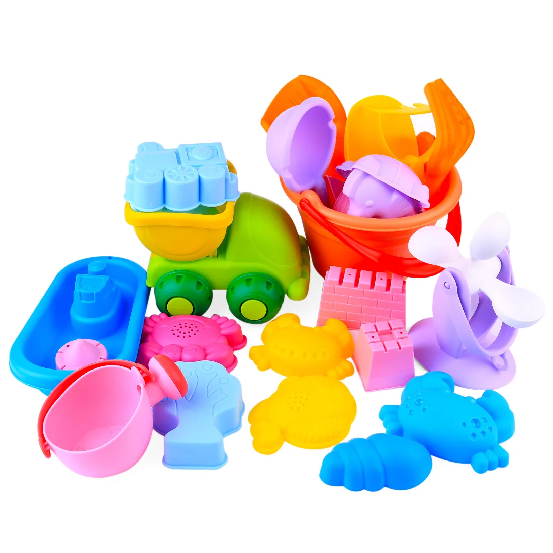 Новое поступление 26 шт Открытый Пляж игрушки для песка мягкие резиновые пляжный набор игрушек для детей набор для детей креативный подарок