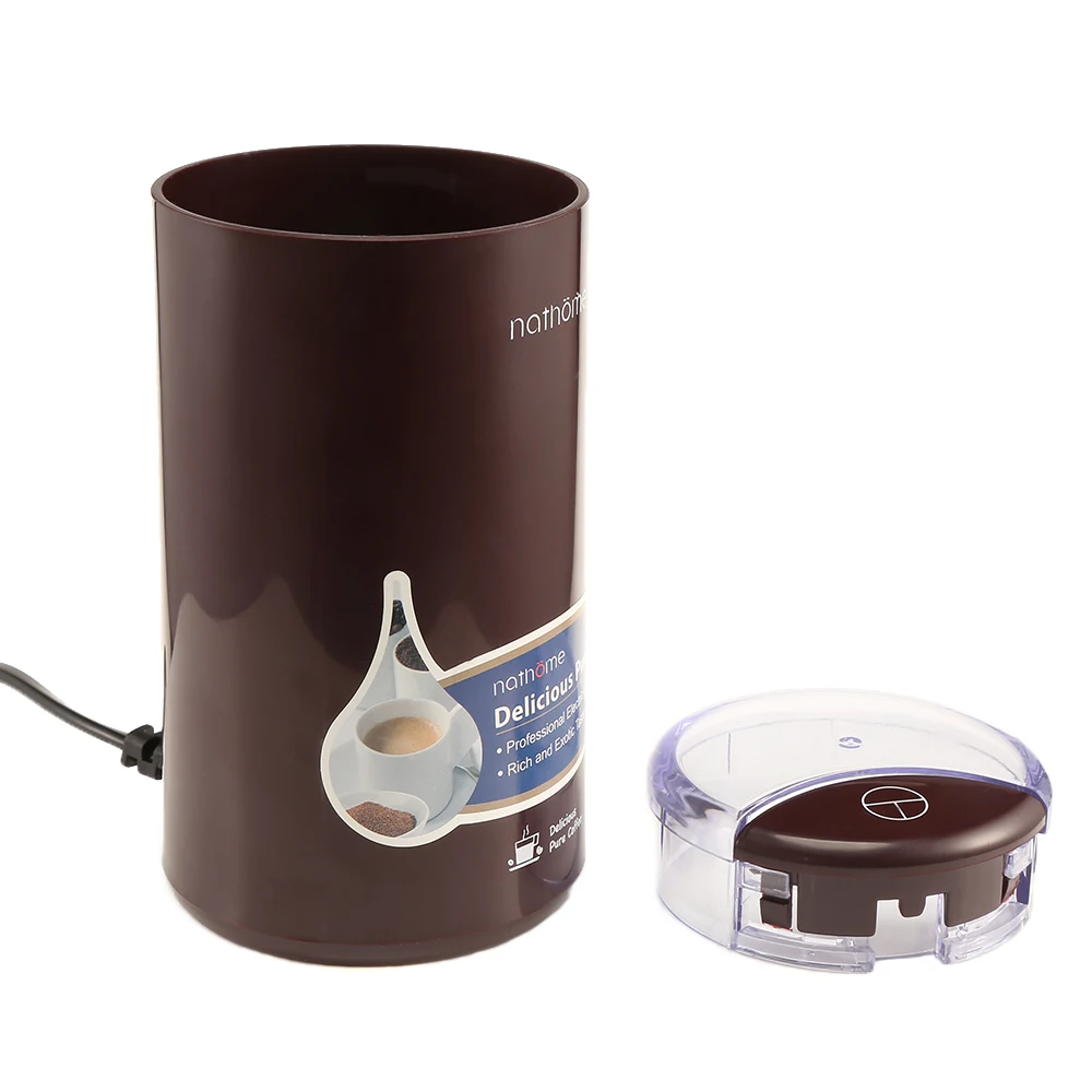 Бытовой электрический 10 секунд шлифовальный станок кофемашина предотвращение утечки кофемолка с нержавеющей сталью шлифовальный станок 220 В