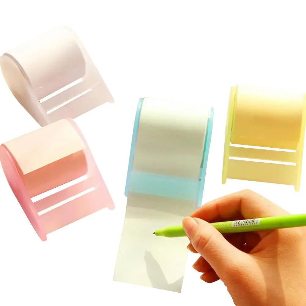 Ни один цветные Канцтовары креативная милая бумага для заметок, Xpress удобные наклейки, с диспенсер для клейкой ленты, может порвать скрапбук