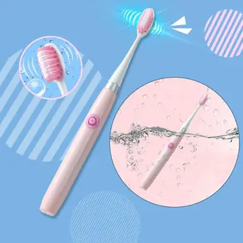 

Electric Toothbrush Sonic Wave Toothbrush Automatic Ultrasonic Rotary Electric Tooth Brushes with 2pc Replacement Brush Head