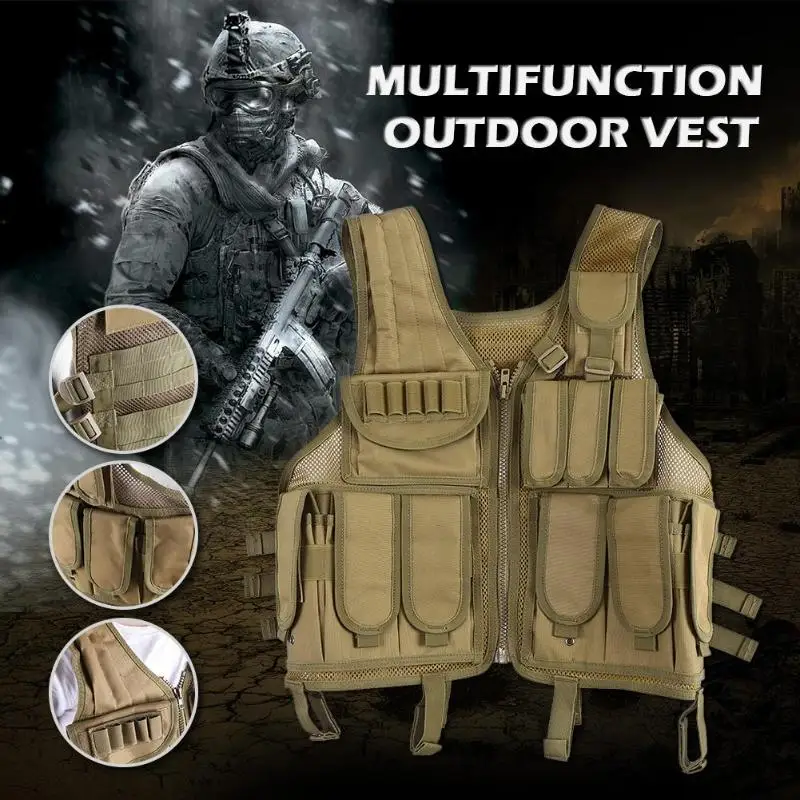 

Portable Multifunction Outdoor Clothing Hunting Adjustable Molle Vests