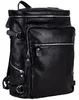 Mochila De Cuero genuino para hombre, mochila escolar para hombre, Mochila de cuero para hombre, mochila de viaje para hombre, bolsa para libros negros y marrones ► Foto 1/6