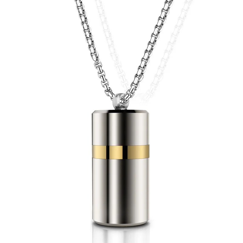 

Wireless Mini Bluetooth Earphone Stereo Earbuds Mic Pendant Headset NecklaceIn-Ear phone Metal With Storage Box For Iphone