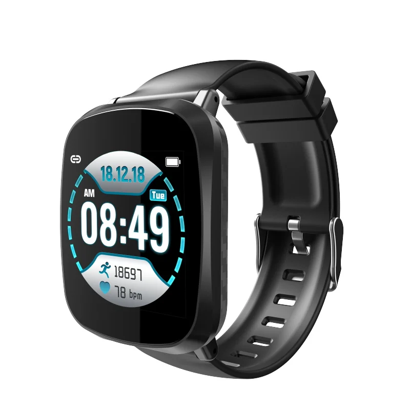 

Bakeey A8 Big Screen Full Color Smart Watch Real Time Blood Pressure and Oxygen Monitor Long Standby Wristband