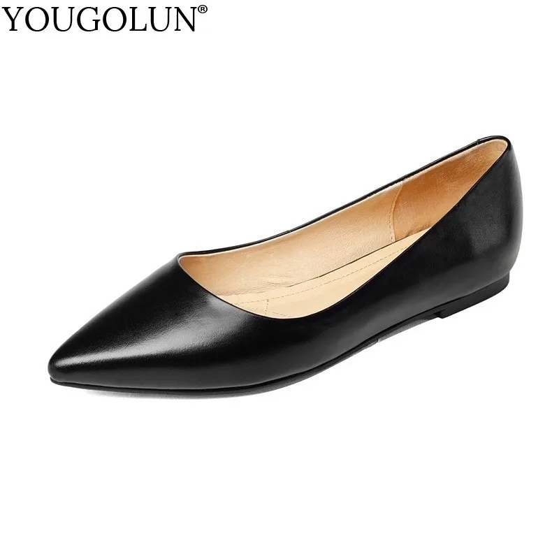 office womens black flat shoes