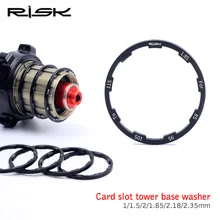 Прокат концентратор Распорки MTB Нижний шайба кронштейна Кассетный Маховик прокладка алюминиевые сплавной дорожный велосипед шайба 1/1. 5/2/1,85 мм 10 S 11 S