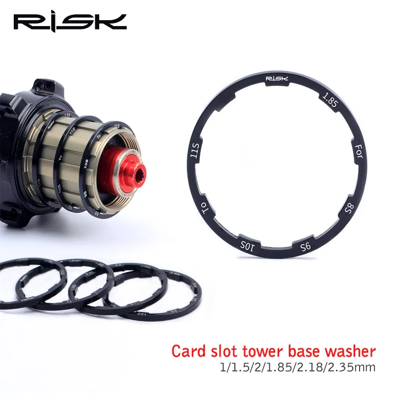 

Bicycle Hub Spacers MTB Bottom Bracket Washer Cassette Flywheel Gasket Aluminium Alloy Road Bike Washer 1/1.5/2/1.85mm 10S 11S