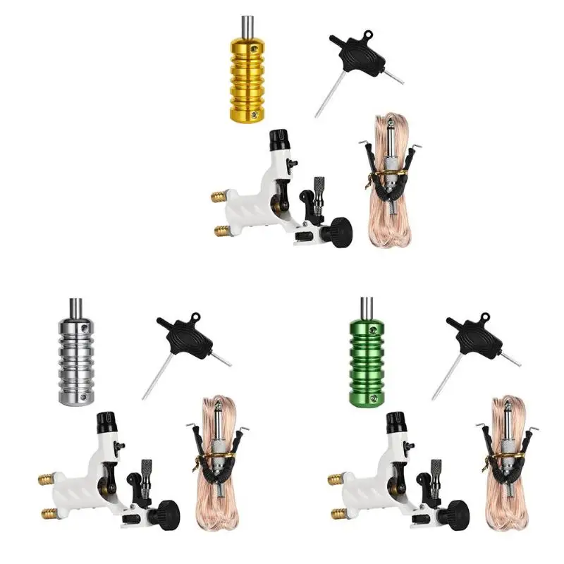 

Pro Tattoo Guns Coloring Dragonfly Rotary Machine Strong Quiet Motor Set Assorted Tatoo Motor Gun Kits Supply for Artists