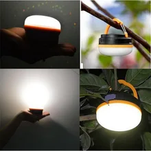 Rechargeable Led Tent Camping Lamp With Usb Outlet/mini Emergency Lantern Indoor/ Outdoor Portable Led Night Light solar led camping light outdoor usb rechargeable flashlight mini lamp with handle tour tent lantern emergency cell phone charger