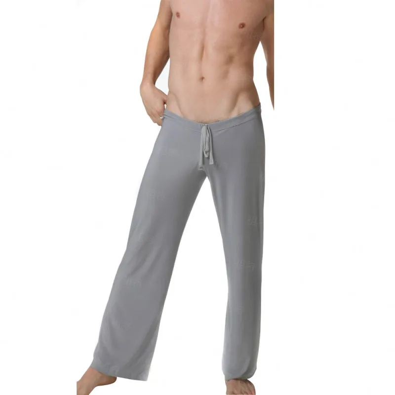 

New Arrival Viscose Fabric Casual Trousers Ultra-thin Strap Pajama Pants Super Smooth Lounge Pants