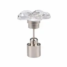 Светящиеся сливы цветок светодиодный серьги-шпильки светодиодный светильник светящиеся серьги гвоздики модные аксессуары для вечеринок