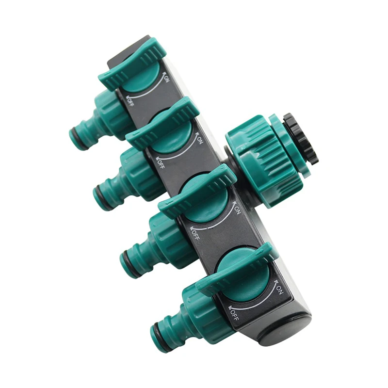 1/2Inch 3/4 дюймовый 1 шланг разветвитель адаптер для орошения 4 полосные соединители