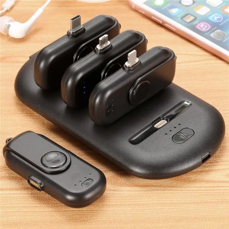 

Fingerpow Sindax Magnetic Power Bank Mini Finger Emergency Mobile Power Magnetic Portable Mobile Fast Charging Power Bank