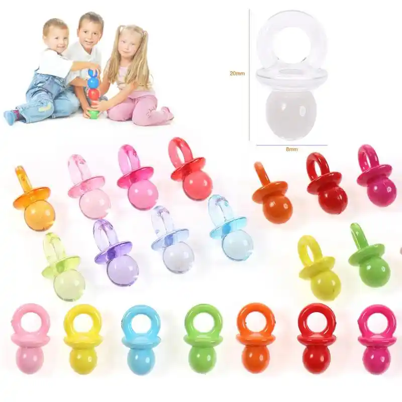 mini pacifiers for baby shower