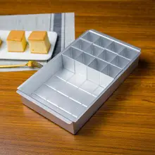 Письмо Комбинации Форма противень для выпечки прямоугольной формы торт-подвижный Тип Комбинации торт лоток