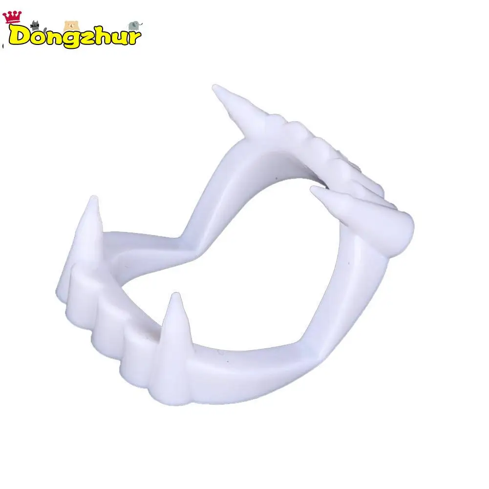 

Halloween Scary Props Realistic Vampire Fangs Teeth Dental Fancy Fitness Children Vampire Zombie Dentures Children Toys