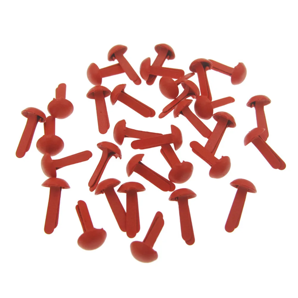 Metal Brads Scrapbooking Decoration 100 Pcs Mini Brads Assorted Colors Round Brad Pastel Brads Embellishment Fastener For Scrapbooking Making Stamping DIY