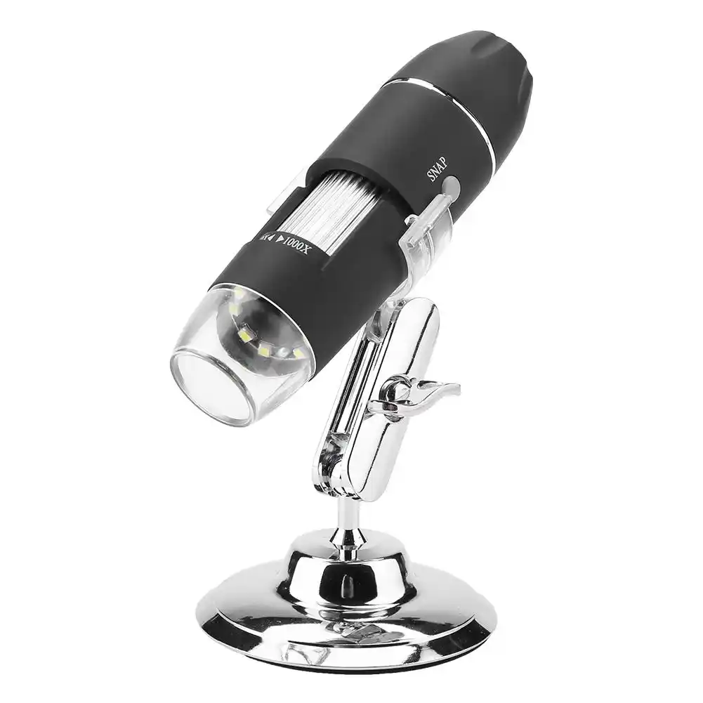 #1 1000X Analog Av Interface Digital Electron Microscope Professional Digital Electronic Microscope 1000X Magnifier Analog Av Output for Tv