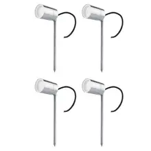 4 шт. нержавеющая сталь светодиодный сигнал контроля питания для уличный дворовый садовый газон пейзаж лампа Инструмент