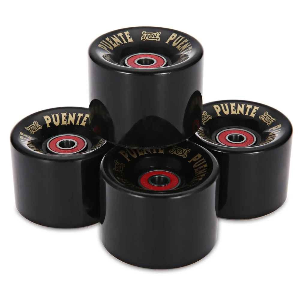 4 pcs 60x45 MM Longboard عجلة تزلج الأسطوانة بمحمل 4 pcs 60x45 MM Longboard عجلة تزلج الأسطوانة بمحمل