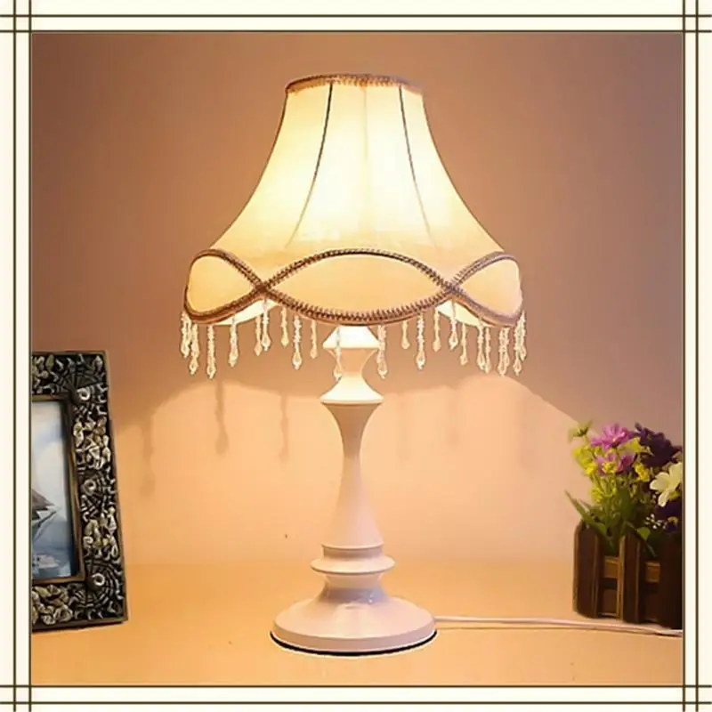 Mariage Европейский Nachttischlampe Свадебный деко дом Abajur кварто Lampara De Mesa Para El Dormitorio