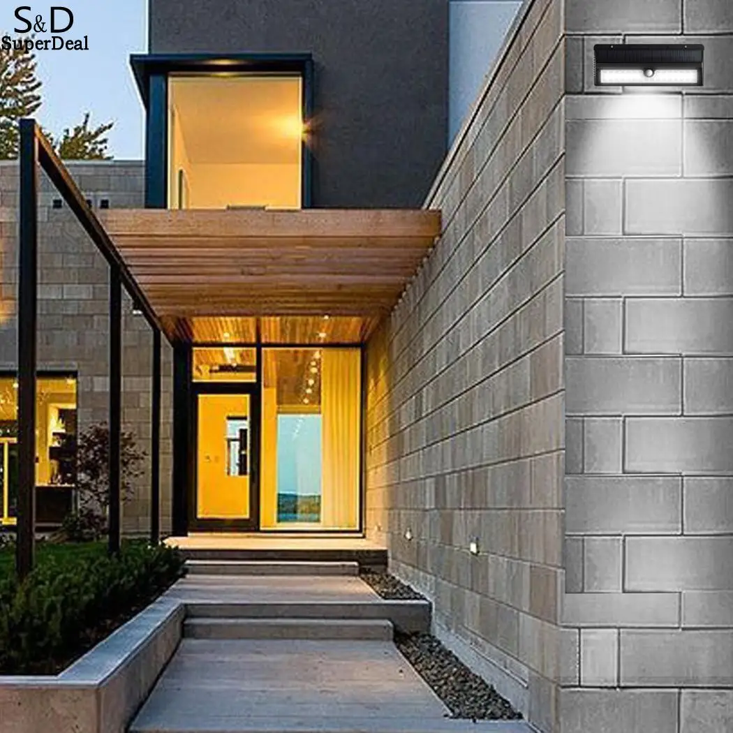 

Solar Home Body LED 2Pcs Wall Motion meters Garden 8 Outdoor Induction Security 6 Light of Lamp Lamp Pack Sensor 7W IP65