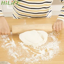 HILIFE клецки для пиццы тесто скалка для выпечки печенье выпечка печенья инструмент 47 см/41 см/31 см деревянная Скалка с шариковой ручкой