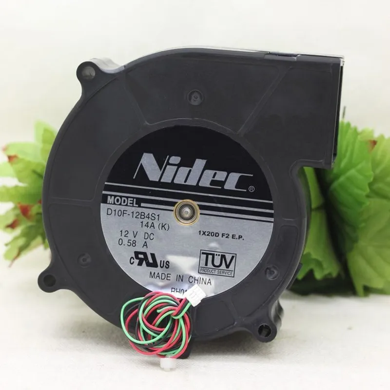 Оригинальный Nidec D10F-12B4S1 DC 12V 0.58A 3-линии проектор Вентилятор охлаждения |