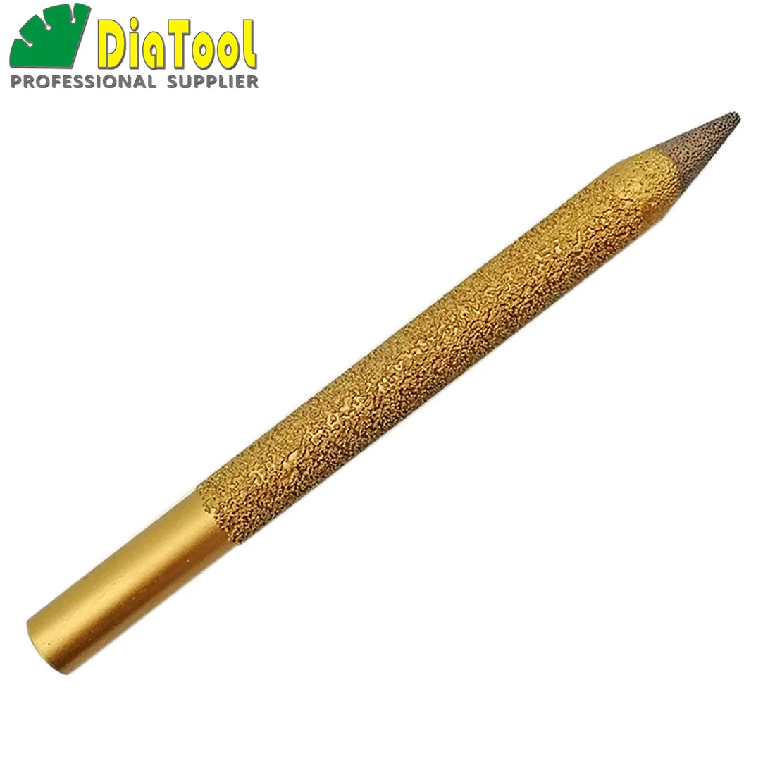 SHDIATOOL 2pcs 16-3/150mm CNC Taper Ball-end Stone Engraving Bits Vaccum Brazed Diamond Cutter Mill Granite Marble Rotary Burrs