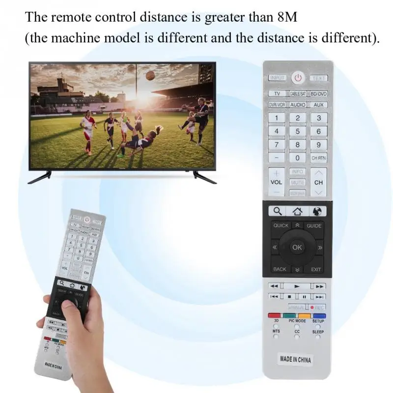 Запасной пульт дистанционного управления для Toshiba Smart TV Ultra HD CT 90430 90429 90427|Пульты