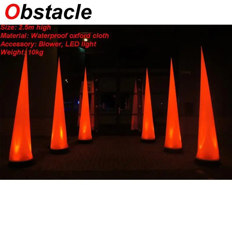 

Remote control color sharp cone Inflatable LED light for party event Christmas day decoration and commercial advertising use