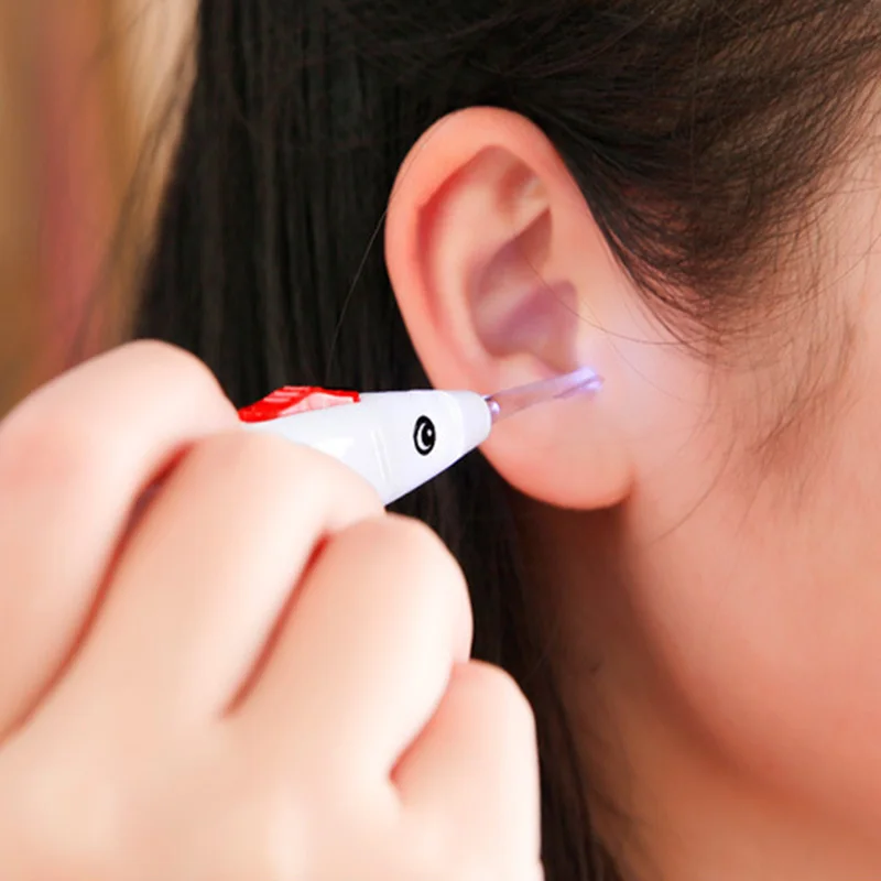 

2019 Hot Sale LED Flash Light Ear Digging Wax Ear-pick Tool Ear Cleaning Tools Wax Remover For Children Kids Babys Random Color
