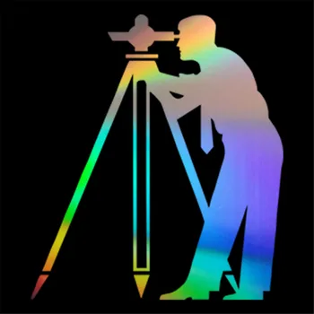 

Engineer Surveying Car Sticker Wall Home Glass Window Door Laptop Auto Truck Vinyl Decor Car Styling