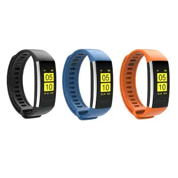 

HI15 Color Screen Smart Bracelet Waterproof Heart Rate Blood Pressure Blood Oxygen Monitor Call Information Reminder Wristband