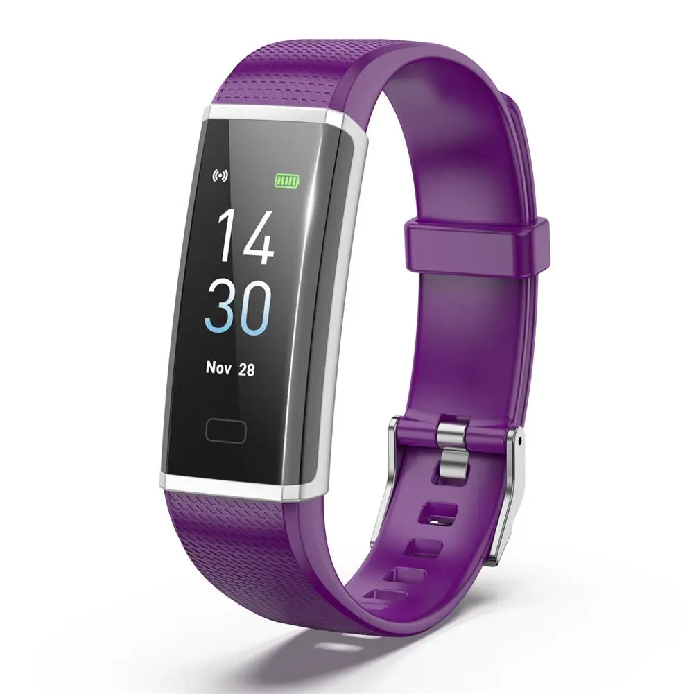 

Fitness Tracker with Color Screen Heart Rate Sports Manufacturers Step IP68 Waterproof Auto Sleep Tracking Smart Bracelet
