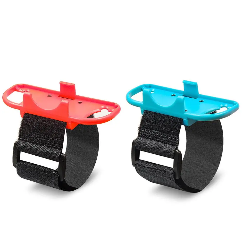 

2 Pack Just Dance Adjustable Wristbands Set For Nintendo Switch Joy-Con Controllers Gamepad With Adjustable Hook And Loop Strap