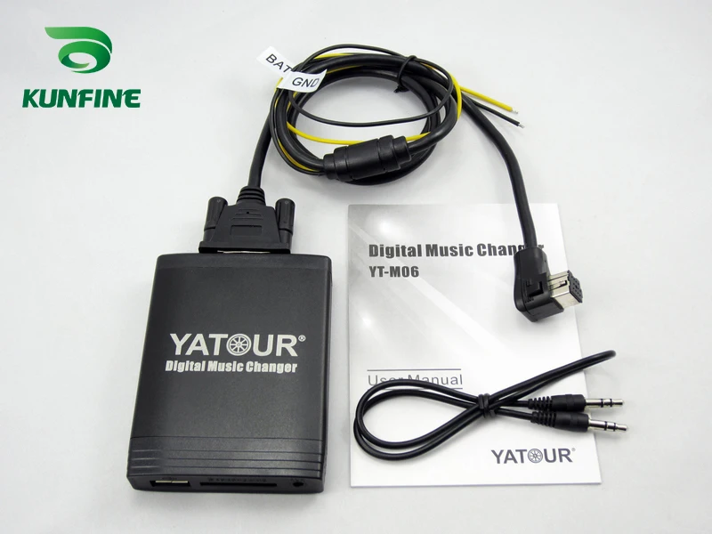 Автомобильный цифровой музыкальный адаптер USB SD Aux MP3 интерфейс стерео радио для