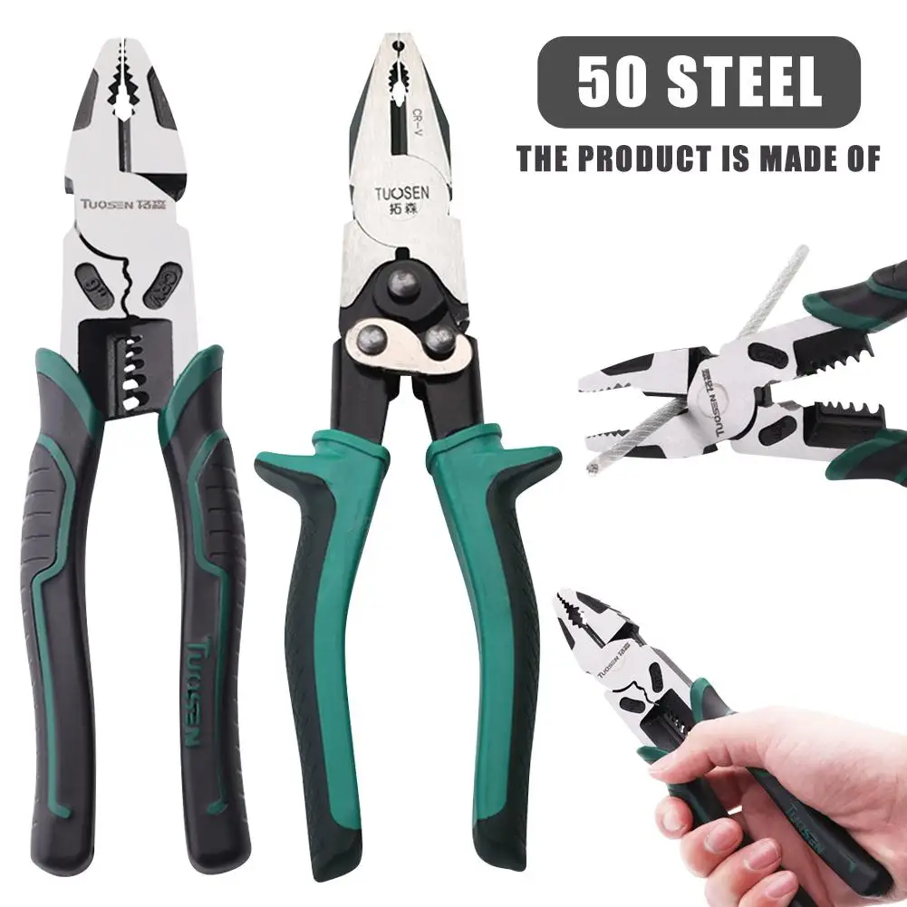 

Cutting Stripping Pliers Wire Cable Cutter Snip Hand Repair Electrical Tool for Household 8 / 9 Inch