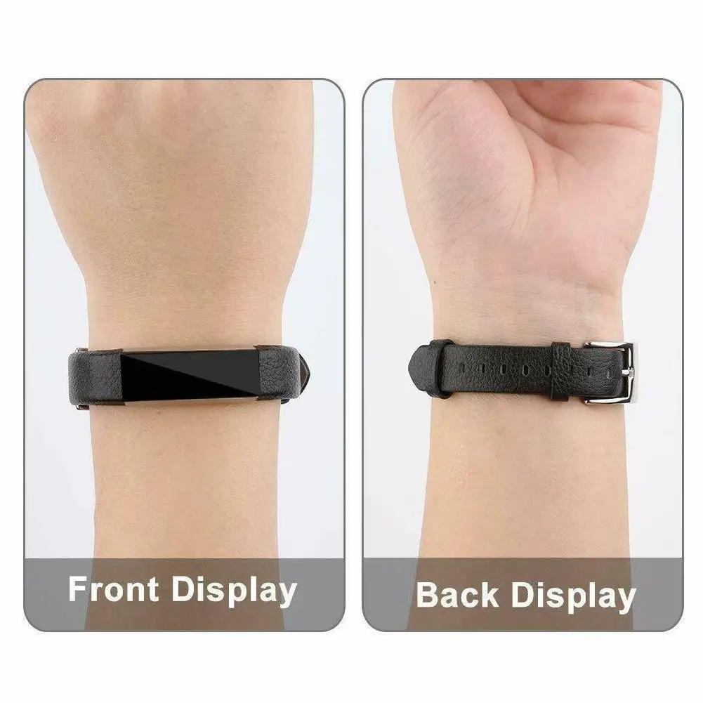 BEESCLOVER Для Fitbit Alta/Alta HR часы из натуральной кожи сменный ремешок r20