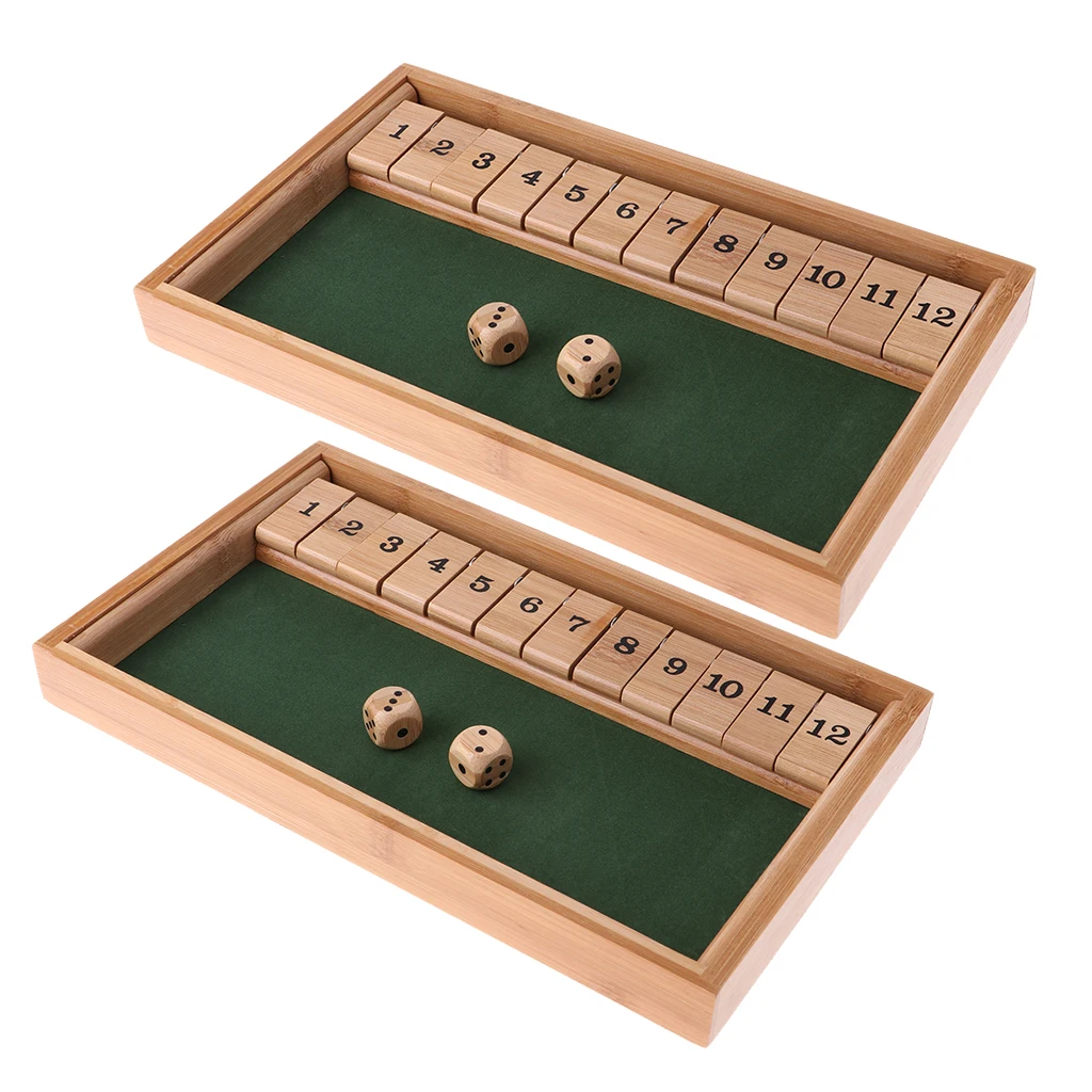 MagiDeal Shut The Box игра деревянная доска с номером игральная игрушка для
