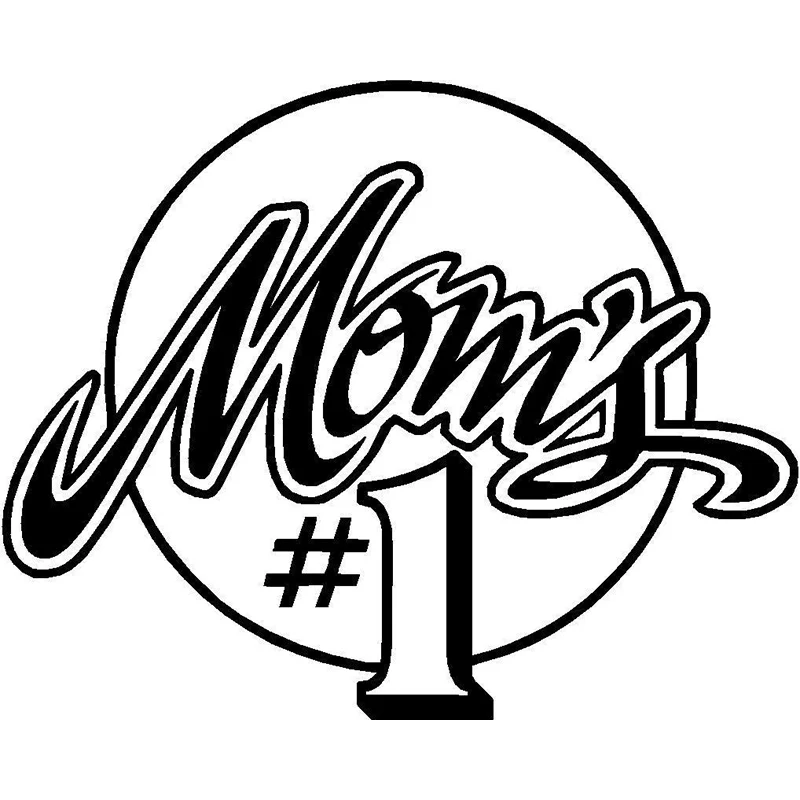 

Mom's #1 Vinyl Decal Car Sticker Motorcycle SUVs Bumper Car Window Laptop Car Stylings