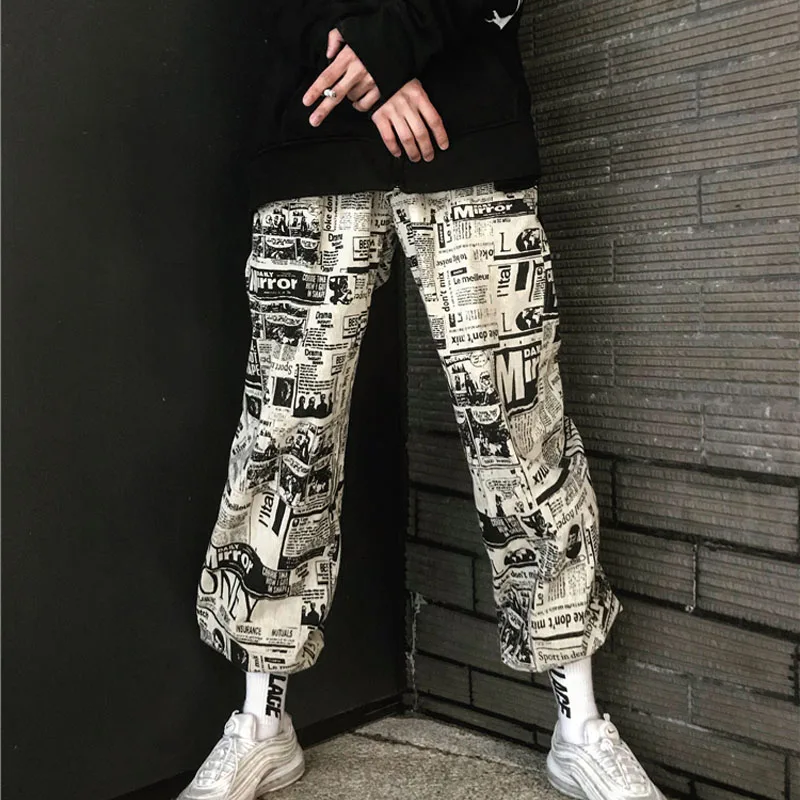 Весенние Брюки мужские хип-хоп брюки для танцев мужские модные длинные брюки дропшиппинг 2018 Размер США s-xl