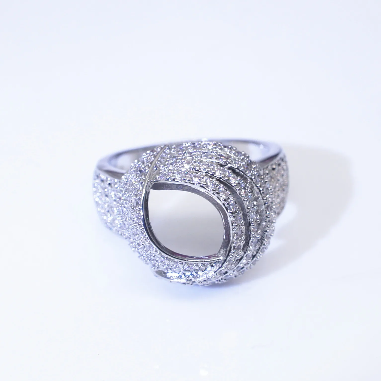 Goede 18K Gold Wrap Rond Diamond Ring Mode Anillos Engagement Ring Bague Sieraden Ring voor vrouwen Luxe Edelsteen Bruiloft Bizuteria