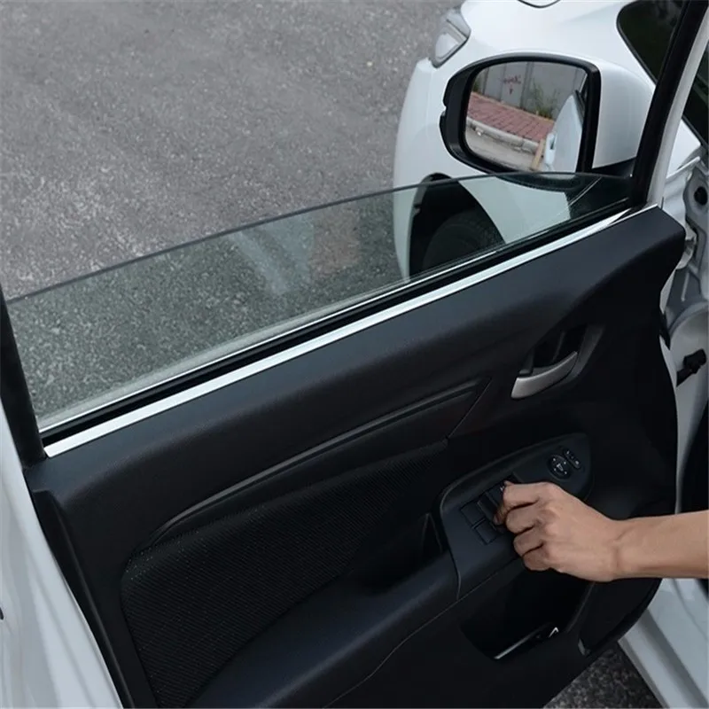 

Automovil Window Exterior High-Grade Bright Sequins Protecter Decoration Covers Car Styling 14 15 16 17 FOR Honda fit