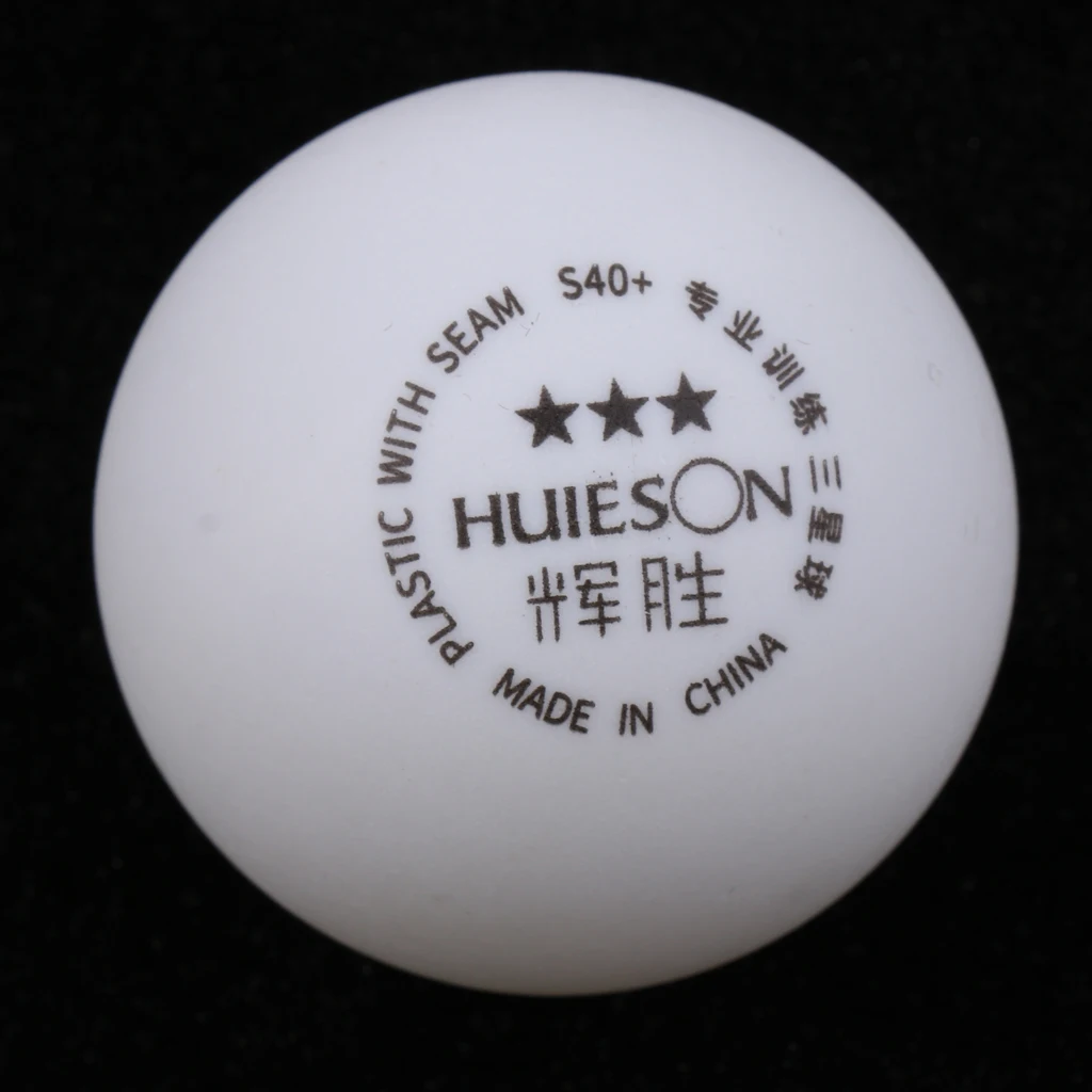 

Huieson 6 Pieces ABS Plastic Professional 3-Star Table Tennis Balls Ping Pong Balls For Table Tennis Training 40+mm 2.7 - 2.8g