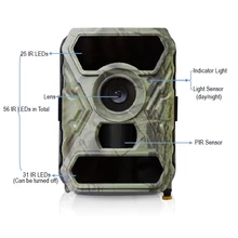 3g cellular Trail camera Дикая камера WiFi Full HD Дикая Тепловая скаутская игровая камера с наружным ночным видением для охоты