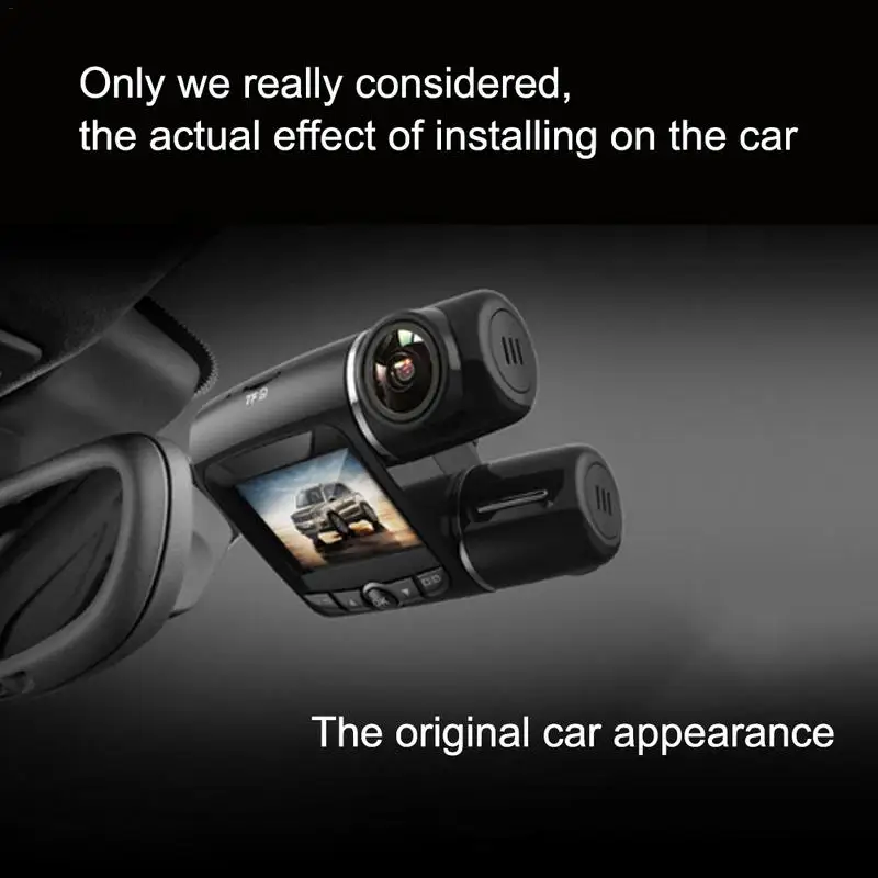 

Driving Recorder Front And Rear Dual Camera 170 Degrees Wide Angle Camera Automobile Recorder HD Night Vision Hidden Recorder