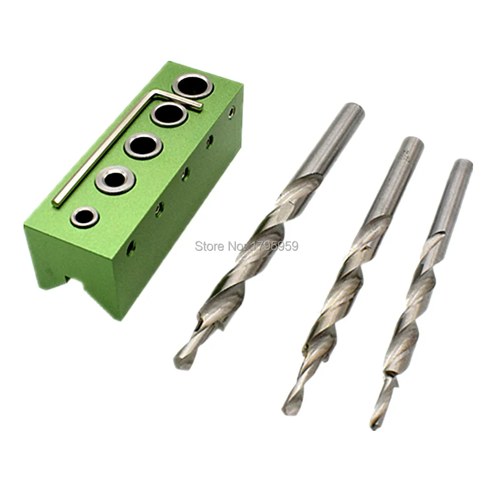 Woodworking Drill Bit Kit 90 Degree Drill Straight Angle Guide Bit 5mm