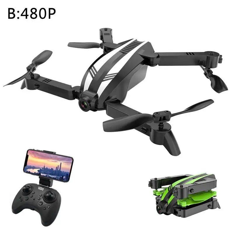 

Mini Folding Drone GW68 Folding Aerial Vehicle RC Helicopter 110 WideAngle WIFI Remote Control Aircraft